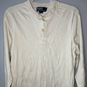 Polo by Ralph Lauren Size Medium Men’s White Long Sleeve Crewneck Sweater